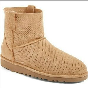 UGG classic unlined mini perf boots